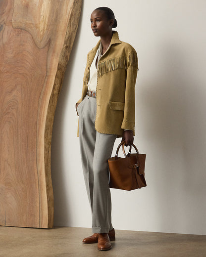 Ralph Lauren Liora Silk Marocaine Wrap Blouse