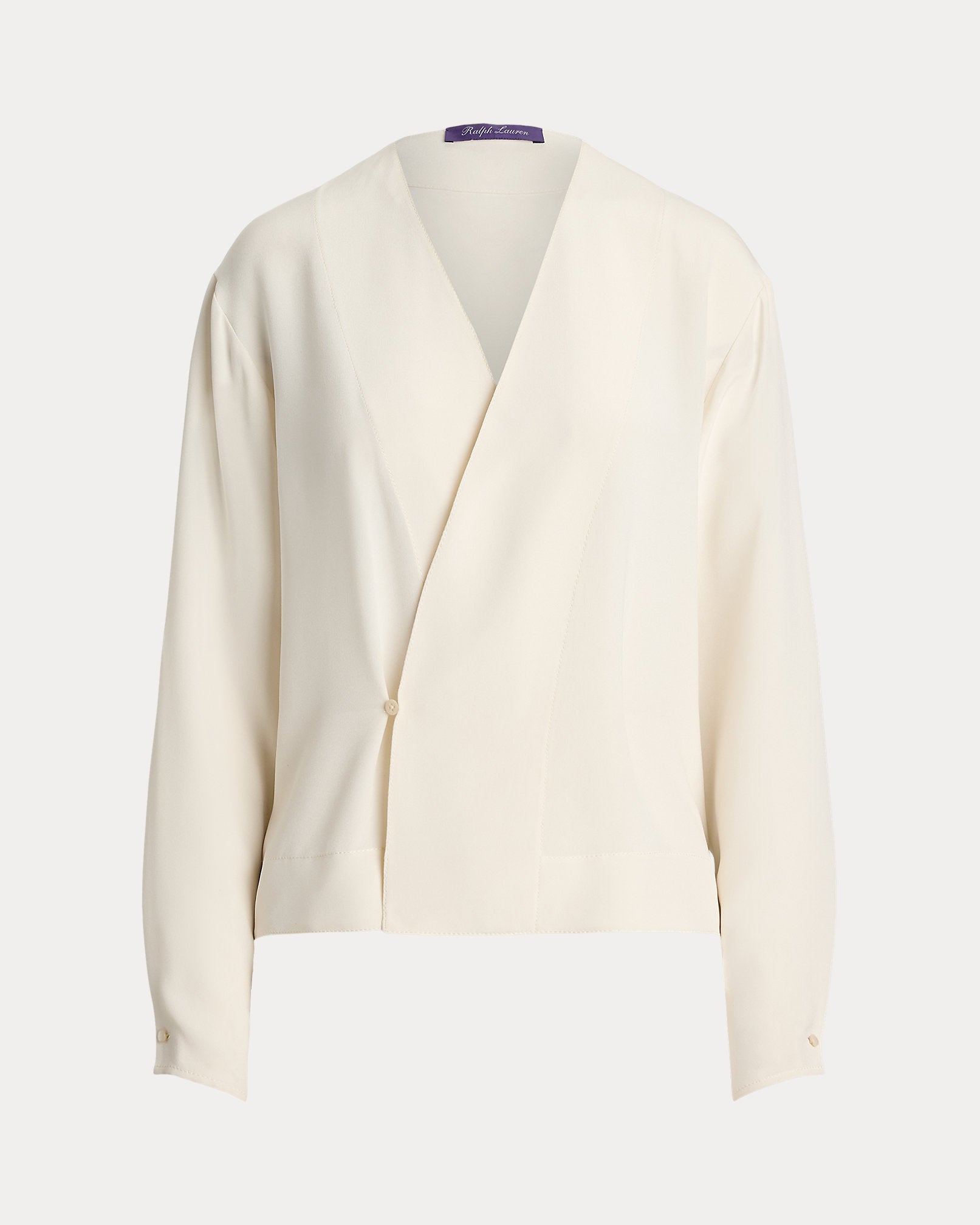 Ralph Lauren Liora Silk Marocaine Wrap Blouse
