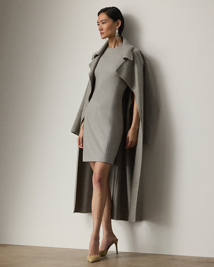 Ralph Lauren Kymberly Wool Sleeveless Day Dress
