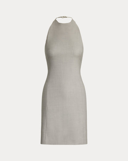 Ralph Lauren Kymberly Wool Sleeveless Day Dress