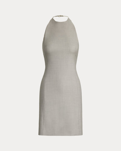 Ralph Lauren Kymberly Wool Sleeveless Day Dress