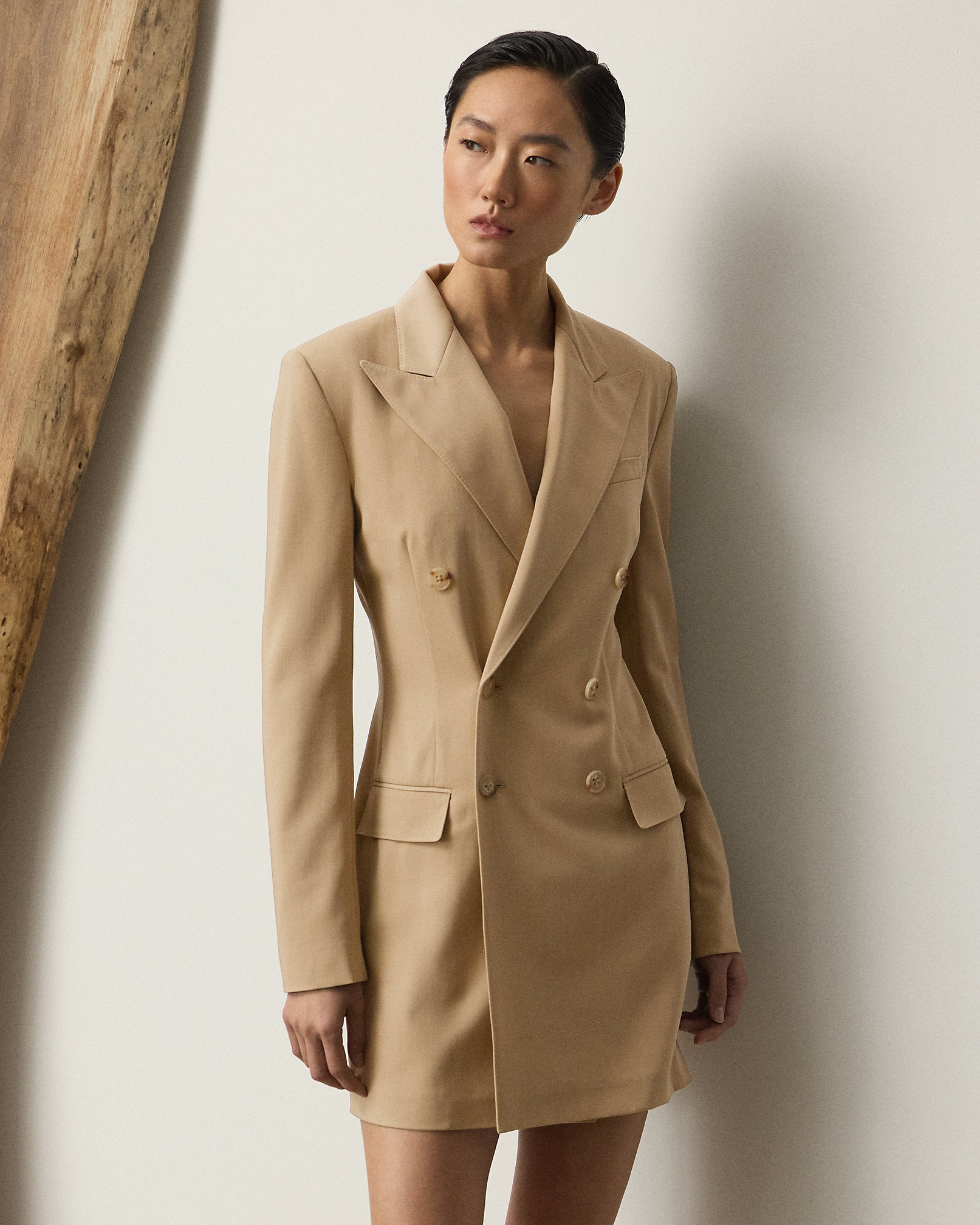 Ralph Lauren Camden Wool Gabardine Day Dress