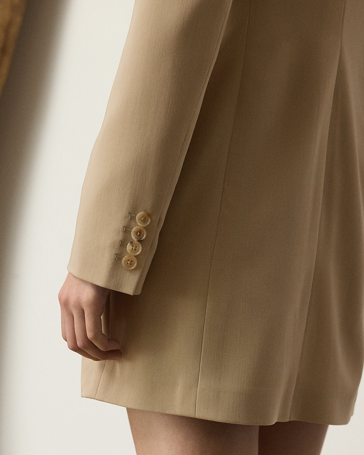 Ralph Lauren Camden Wool Gabardine Day Dress