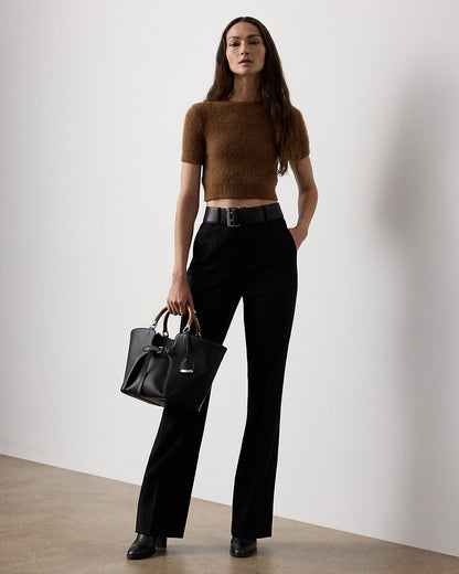 Ralph Lauren CashmereAlpacaBlend Cropped Sweater