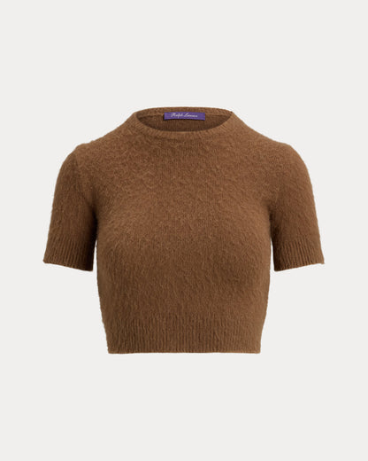 Ralph Lauren CashmereAlpacaBlend Cropped Sweater