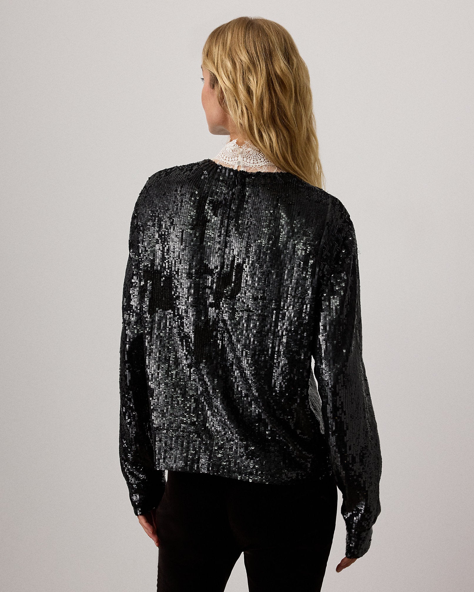 Ralph Lauren Sharon Embellished Tulle Top
