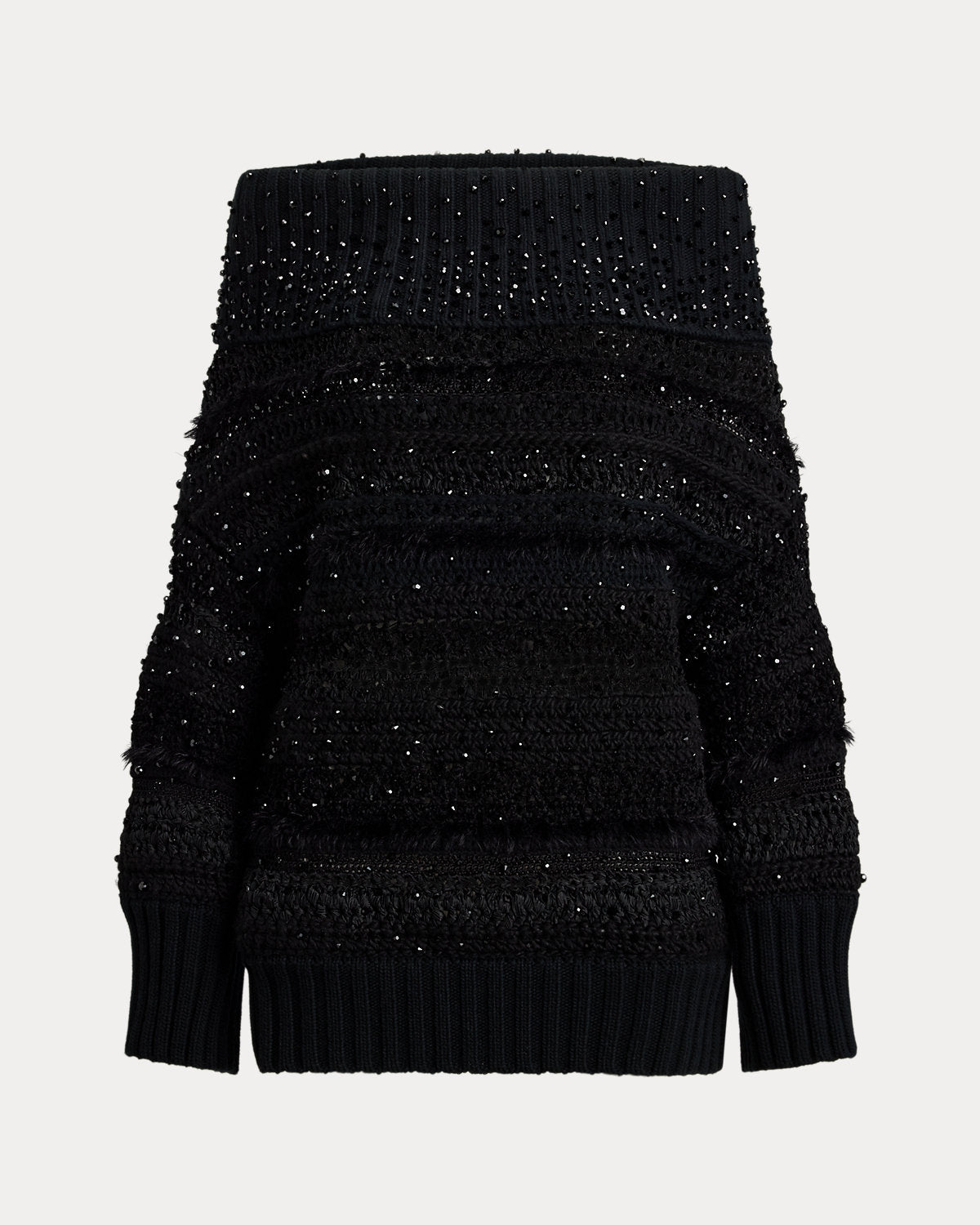 Ralph Lauren Embellished OfftheShoulder Sweater