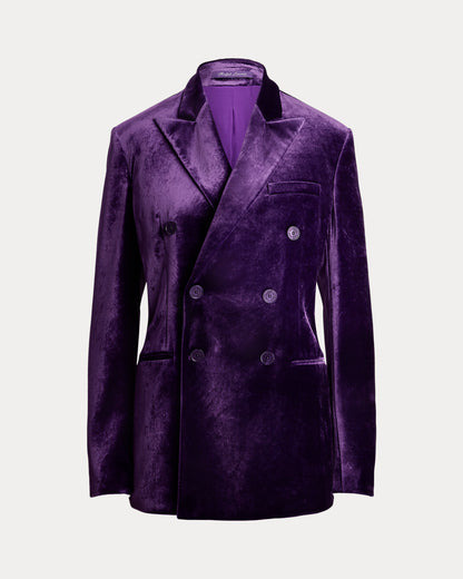 Ralph Lauren Ansley Stretch Velvet Jacket