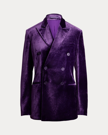 Ralph Lauren Ansley Stretch Velvet Jacket