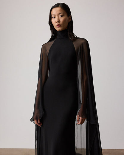Ralph Lauren Tilly Jersey Evening Dress