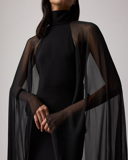 Ralph Lauren Tilly Jersey Evening Dress