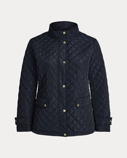 Ralph Lauren DiamondQuilted Mockneck Jacket