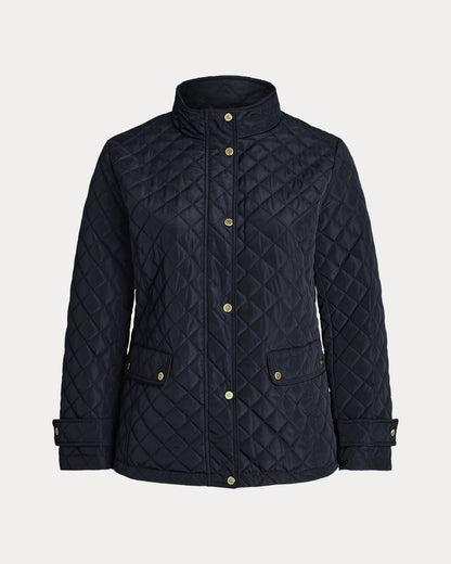 Ralph Lauren DiamondQuilted Mockneck Jacket