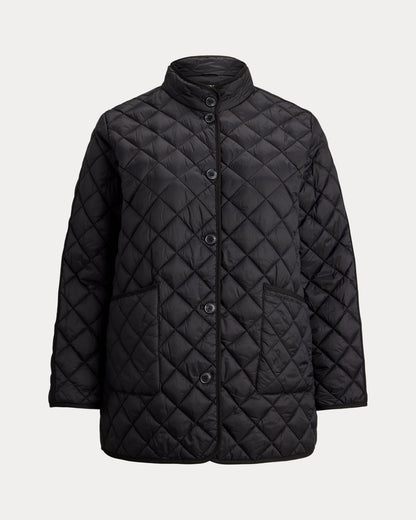Ralph Lauren DiamondQuilted Mockneck Jacket