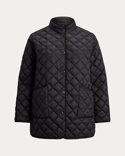 Ralph Lauren DiamondQuilted Mockneck Jacket