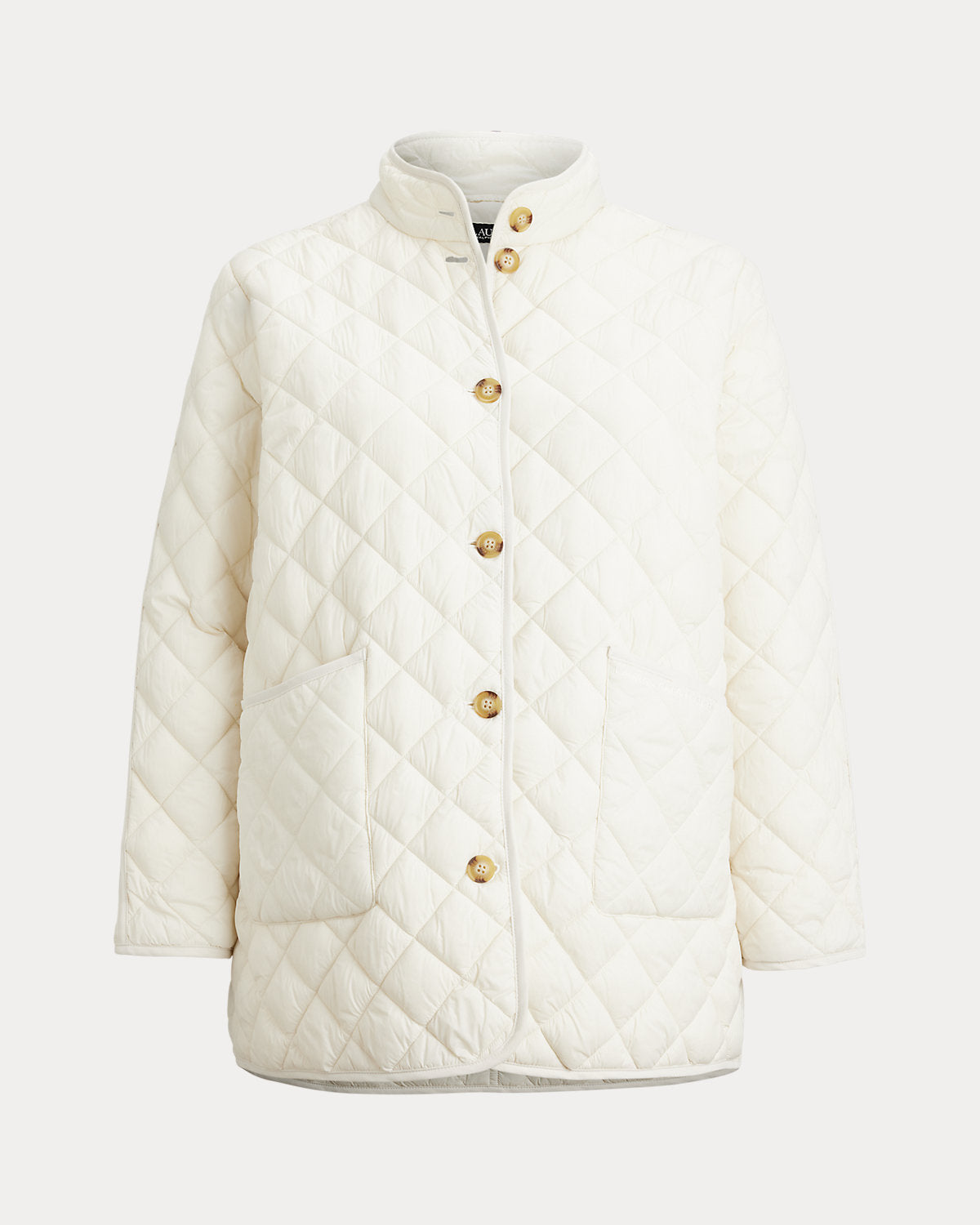 Ralph Lauren DiamondQuilted Mockneck Jacket