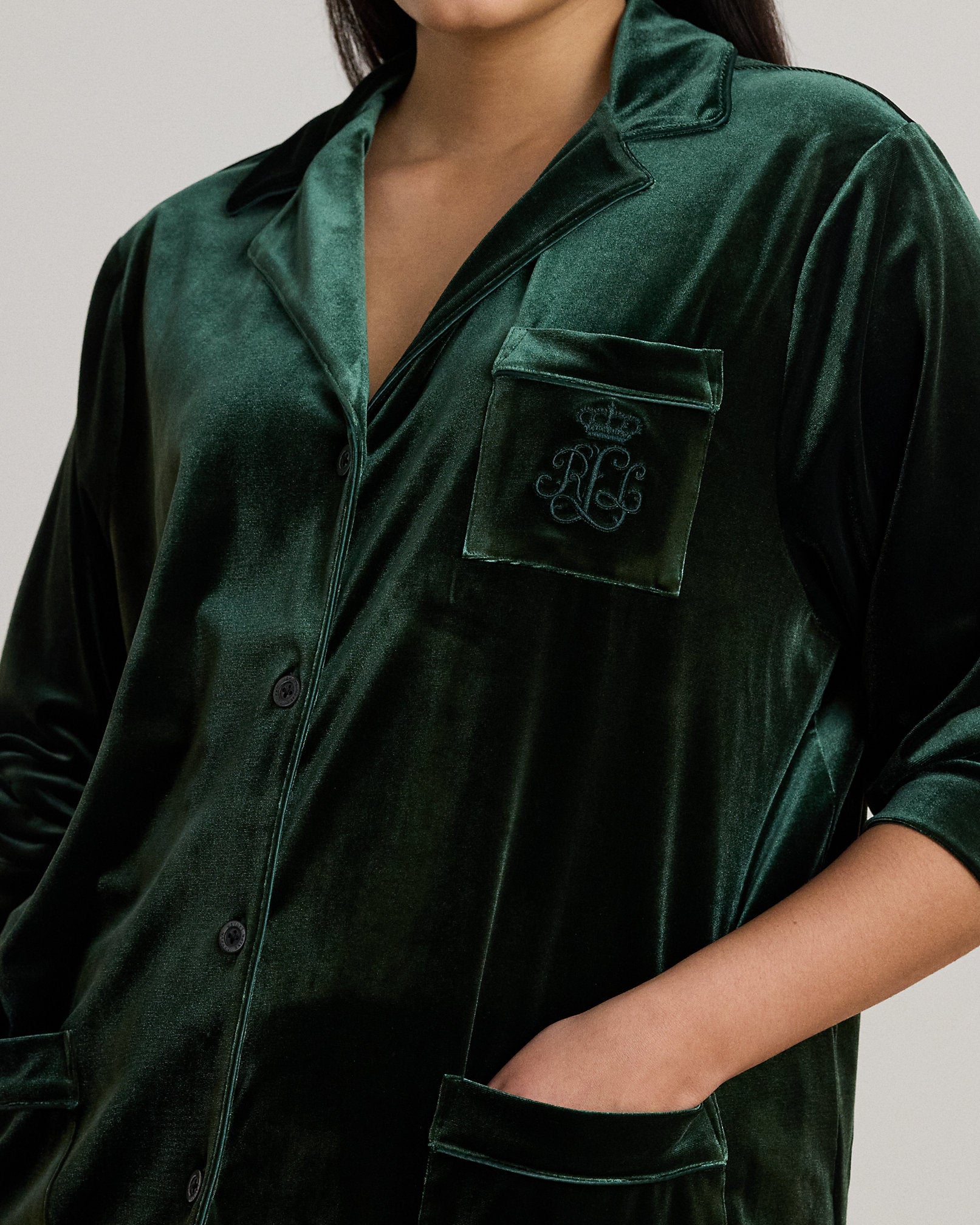 Ralph Lauren Velvet Sleep Set