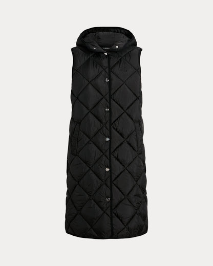 Ralph Lauren DiamondQuilted Hooded Vest