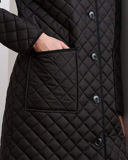 Ralph Lauren FauxShearlingTrim Quilted Jacket