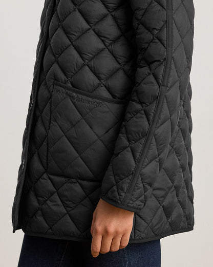 Ralph Lauren DiamondQuilted Mockneck Jacket