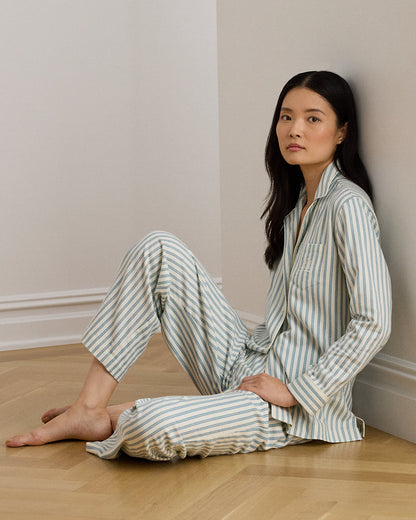 Ralph Lauren Striped Brushed Twill Sleep Set