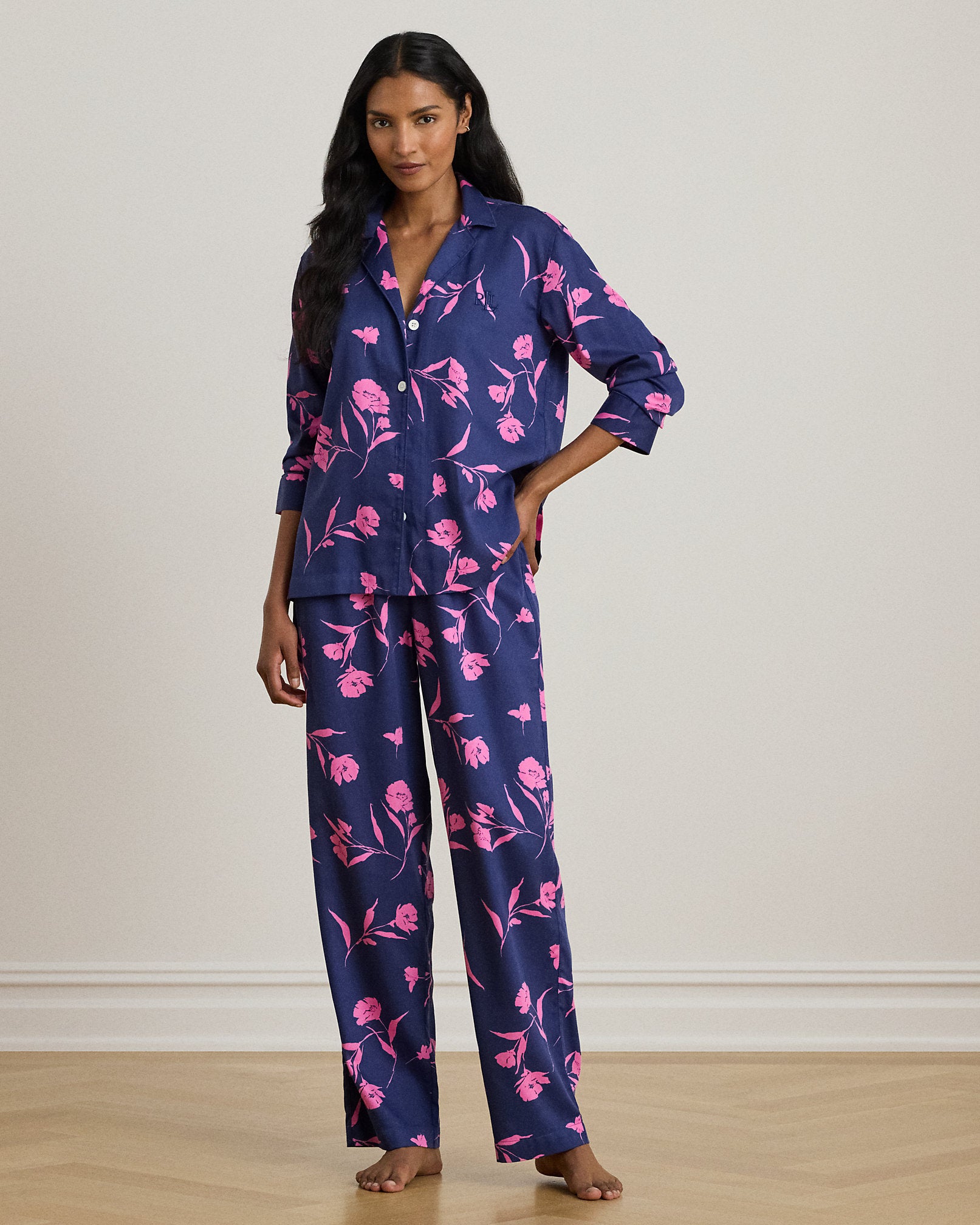 Ralph Lauren Floral CottonBlend Sateen Sleep Set