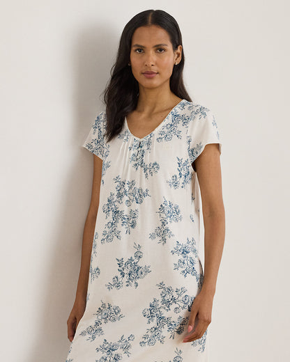 Ralph Lauren Floral Jersey Ballet Nightgown