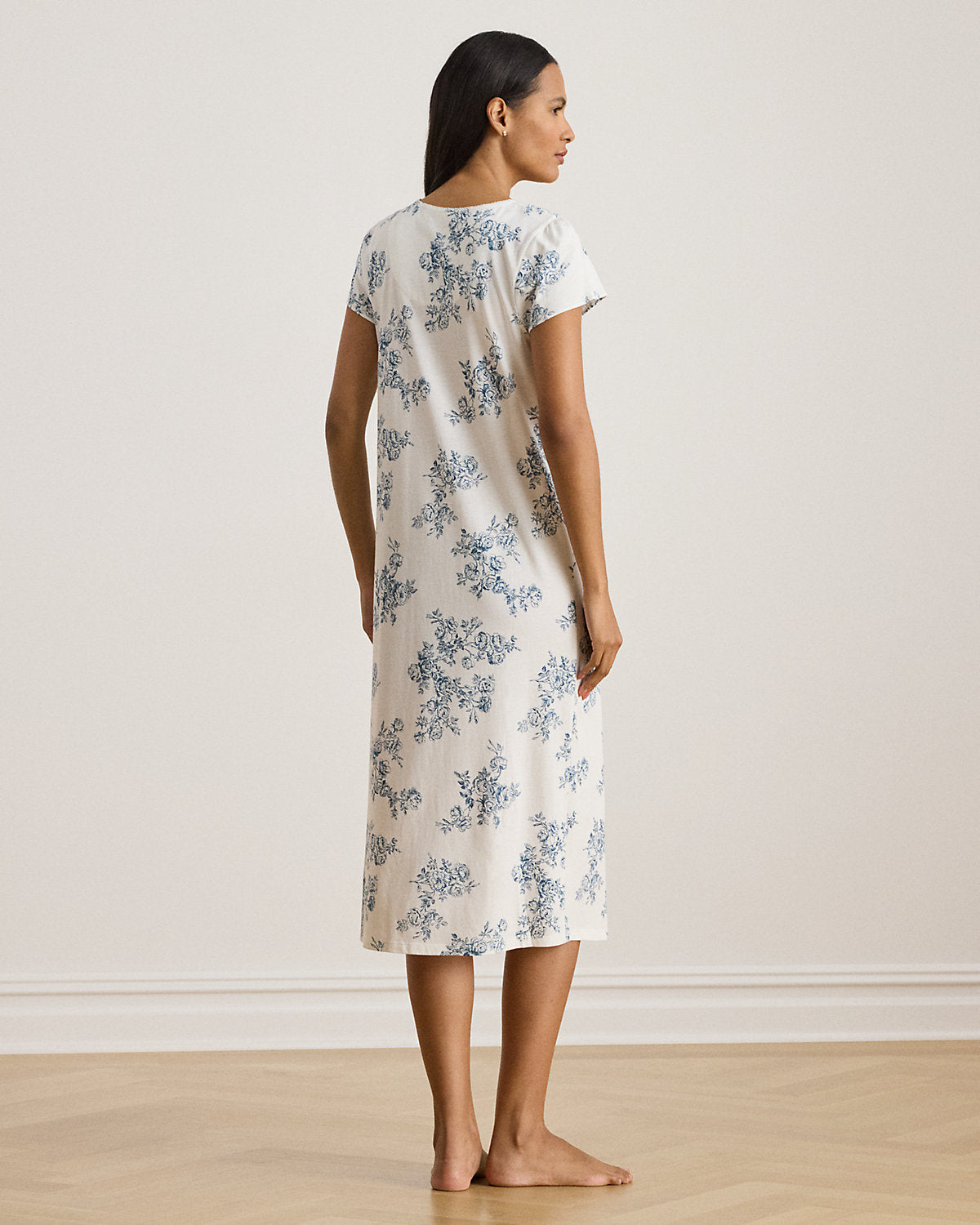 Ralph Lauren Floral Jersey Ballet Nightgown
