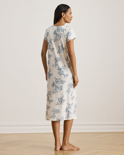Ralph Lauren Floral Jersey Ballet Nightgown