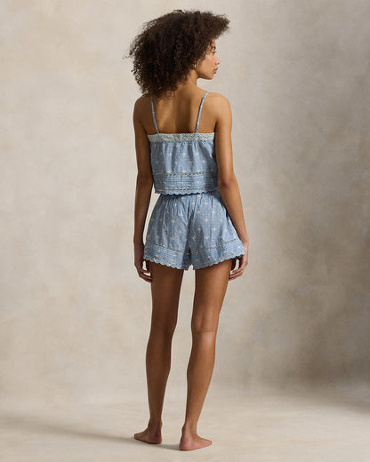 Ralph Lauren Cotton Voile Cami Short Pajama Set
