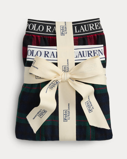 Ralph Lauren Plaid Cotton Boxer 2Pack Set