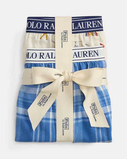 Ralph Lauren Printed Cotton Boxer 2Pack Set