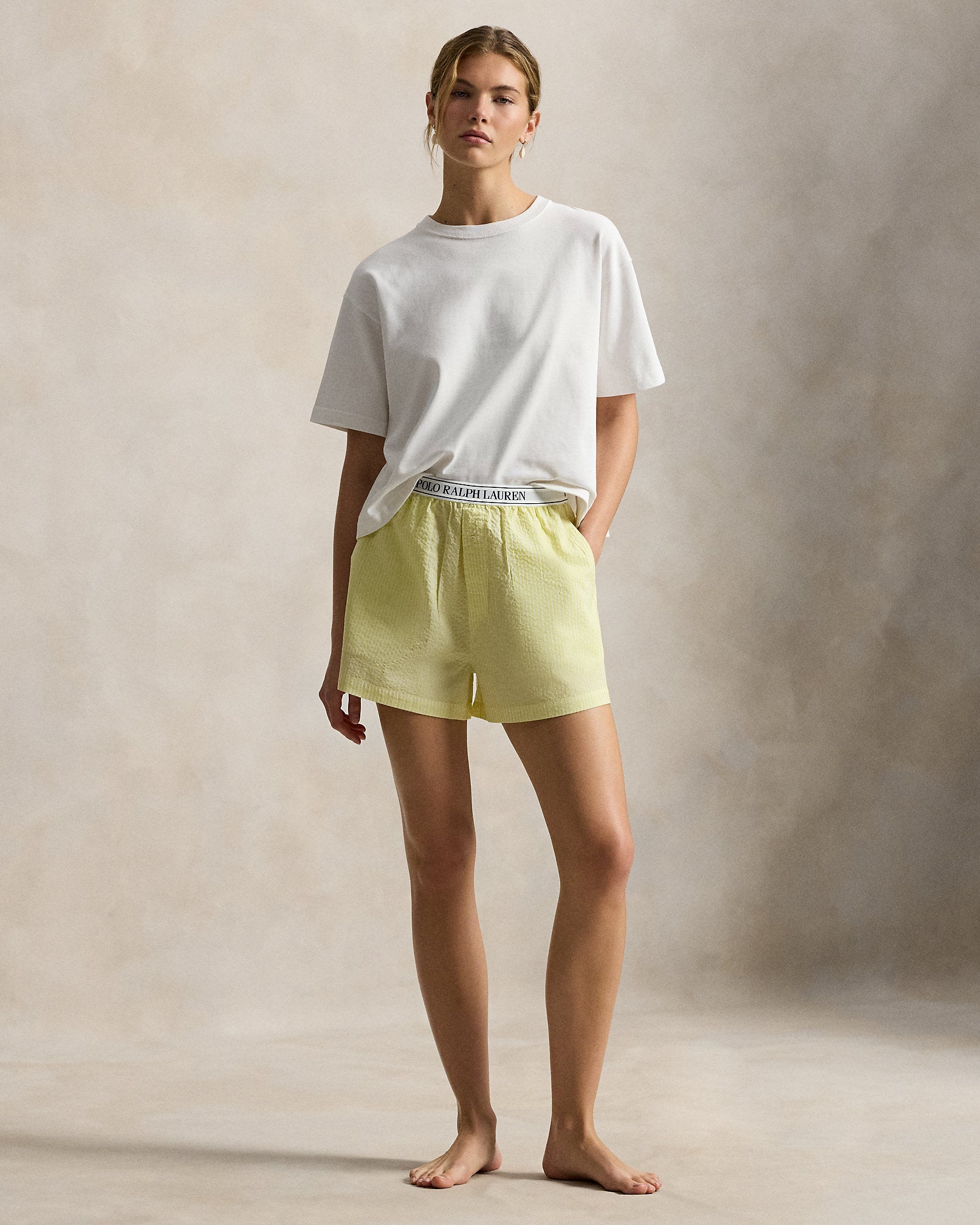Ralph Lauren Cotton Seersucker Boxer