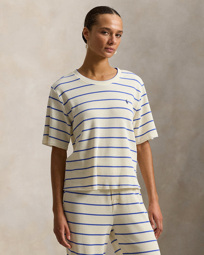 Ralph Lauren Striped WaffleKnit Pajama Set