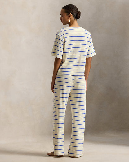 Ralph Lauren Striped WaffleKnit Pajama Set