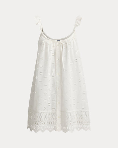 Ralph Lauren Eyelet Cotton Cami Sleep Dress