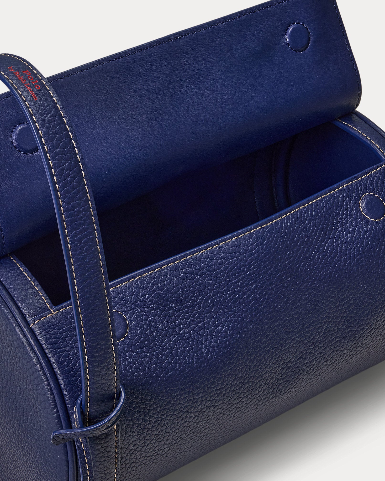 Ralph Lauren Polo Play Leather Barrel Duffel