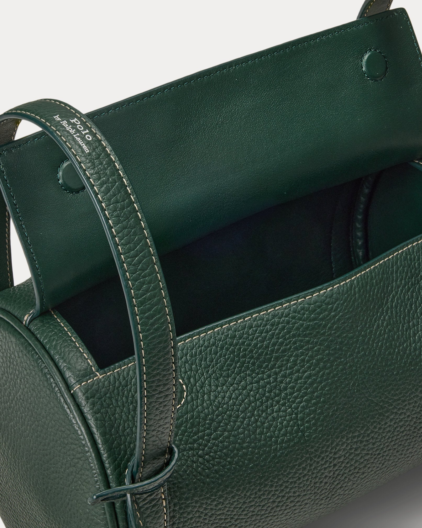 Ralph Lauren Polo Play Leather Barrel Duffel