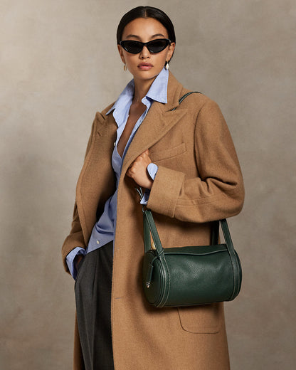 Ralph Lauren Polo Play Leather Barrel Duffel
