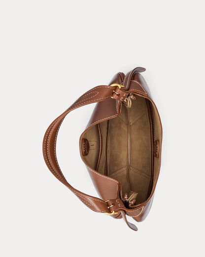 Ralph Lauren Polo ID Leather Small Shoulder Bag