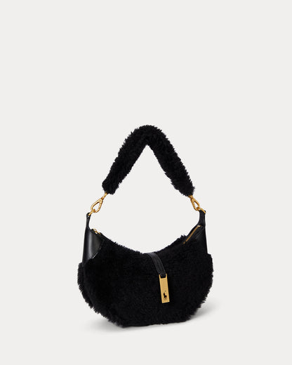 Ralph Lauren Polo ID Shearling Mini Shoulder Bag