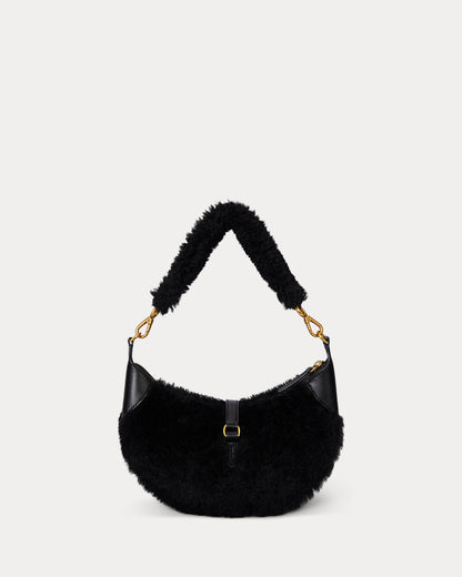 Ralph Lauren Polo ID Shearling Mini Shoulder Bag