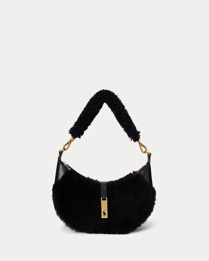 Ralph Lauren Polo ID Shearling Mini Shoulder Bag