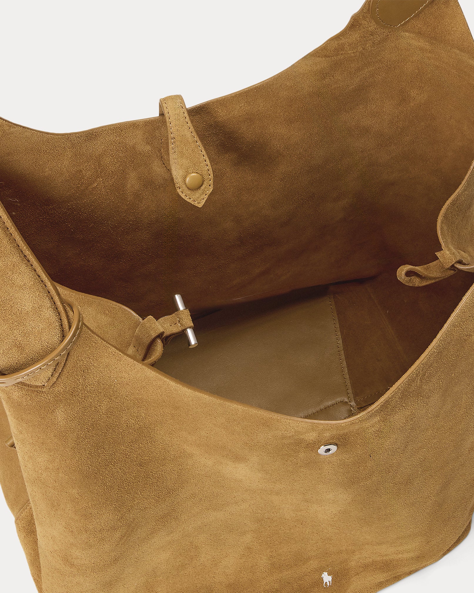 Ralph Lauren Polo Play Suede Large Tote