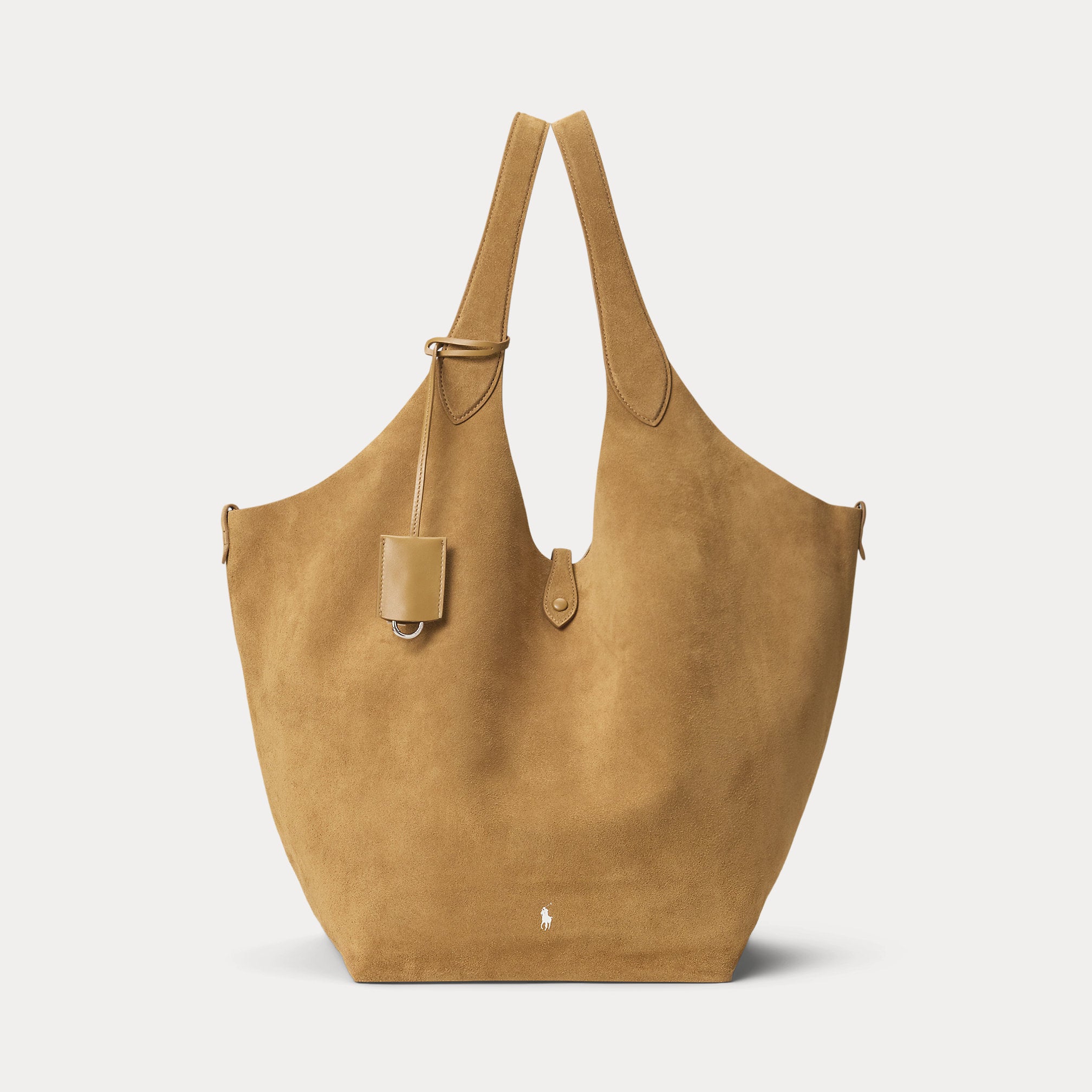 Ralph Lauren Polo Play Suede Large Tote