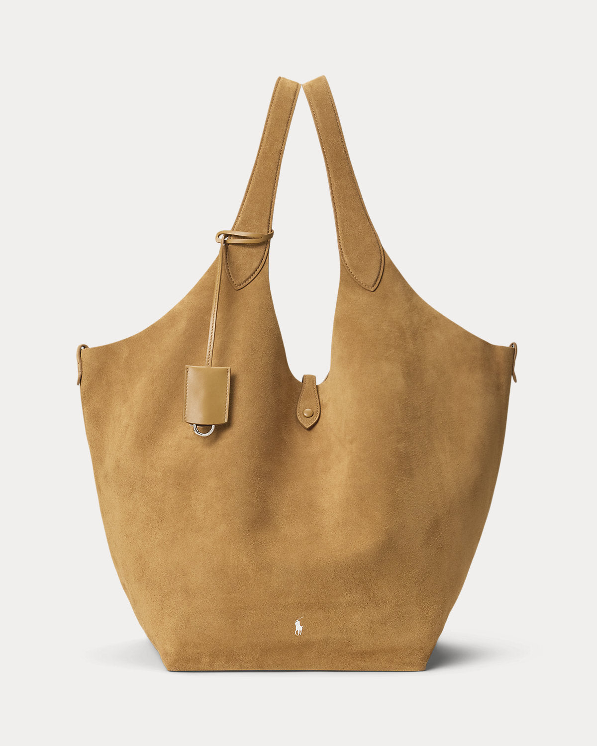 Ralph Lauren Polo Play Suede Large Tote