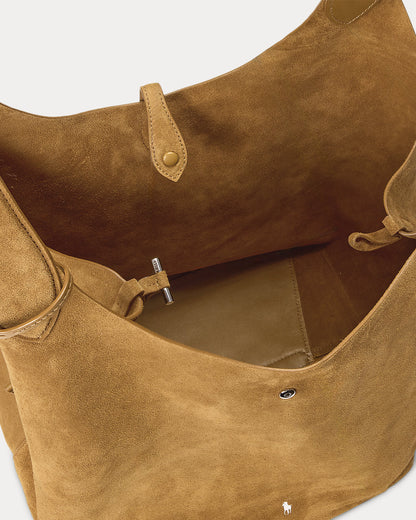 Ralph Lauren Polo Play Suede Tote