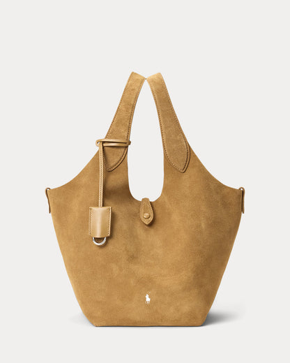 Ralph Lauren Polo Play Suede Tote
