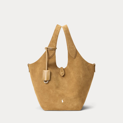 Ralph Lauren Polo Play Suede Tote