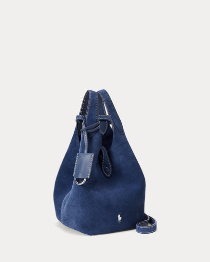 Ralph Lauren Polo Play Suede Small Tote Crossbody